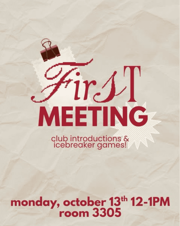 First Official Meeting & Officer Apps